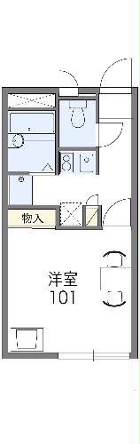 佐藤の完工年月（2001年3月）築の賃貸アパートの間取り