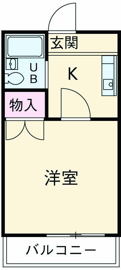 メゾン草薙Ⅲの間取り