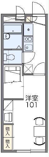 レオパレスメイの間取り