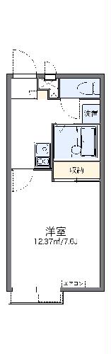 レオパレスプレズィールの間取り