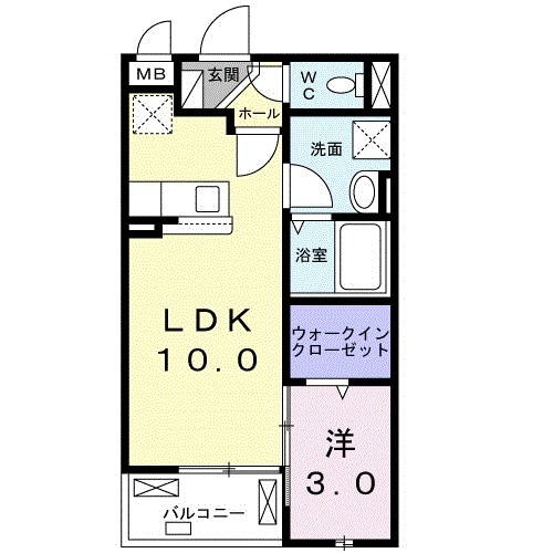 アンプルールの間取り