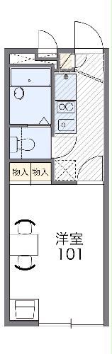 レオパレスコージー プレースの間取り