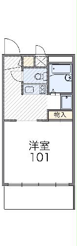 レオパレスTOYAの間取り