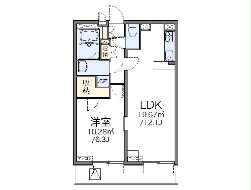 レオパレススナイプの間取り