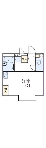 レオパレスジュネスの間取り
