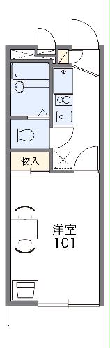 レオパレスTAKA.αの間取り