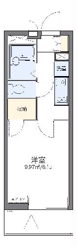 レオパレスフィオーレ船橋の間取り