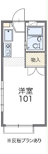 レオパレスリュミエールの間取り