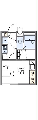 レオパレスサンチェリーの間取り