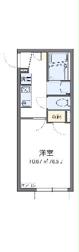 クレイノひまわり・103号室の間取り
