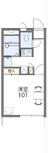 レオパレス輝の間取り