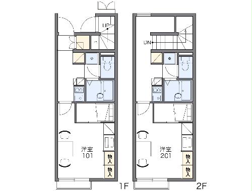 レオパレスLuna Coastの間取り