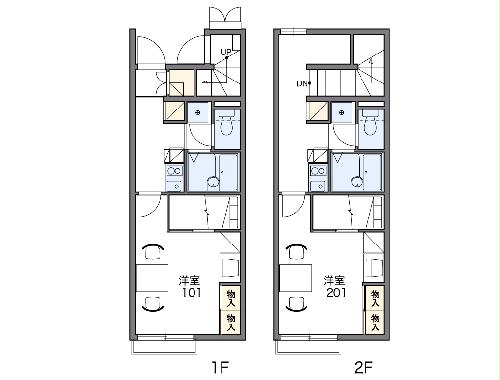 レオパレスSUNSHINEの間取り