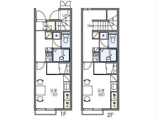 レオパレスかんなの間取り