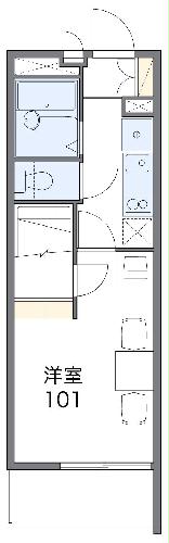 レオパレス栄町の間取り