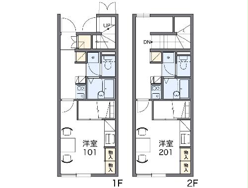 レオパレスイナバウアー2006の間取り