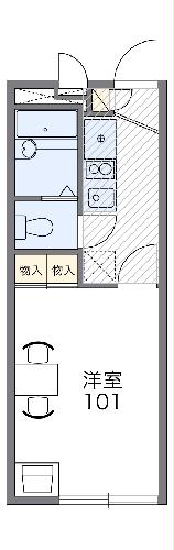 レオパレスShimizu Ⅰの間取り
