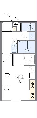 レオパレスルーチェⅡの間取り