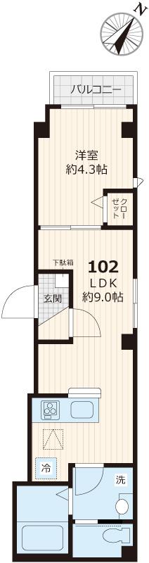 アリュール浅草の間取り