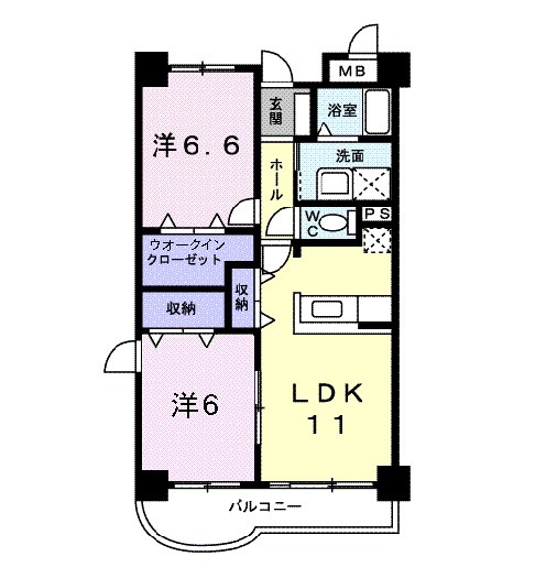 ラグジュアリーの間取り
