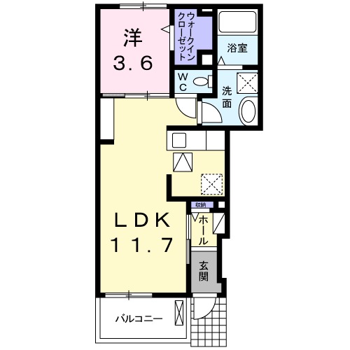 コトン ヴァリの間取り