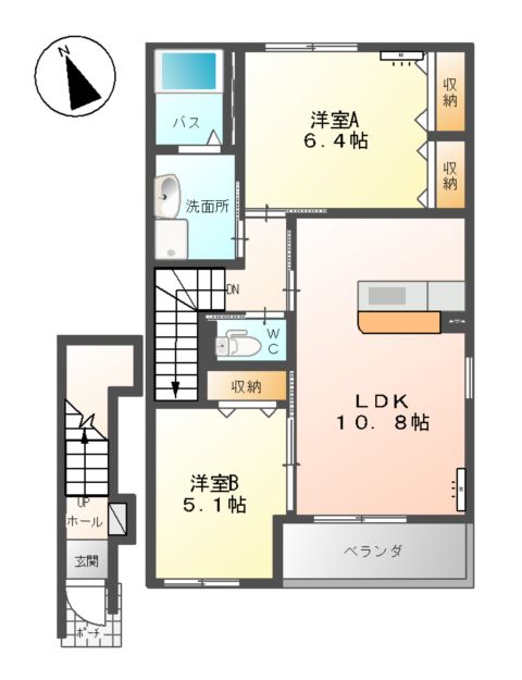 フランボワーズの間取り