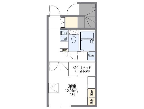 レオパレスアクセルの間取り