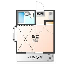 分梅町の完工年月(1991年12月)築の賃貸アパートの間取り