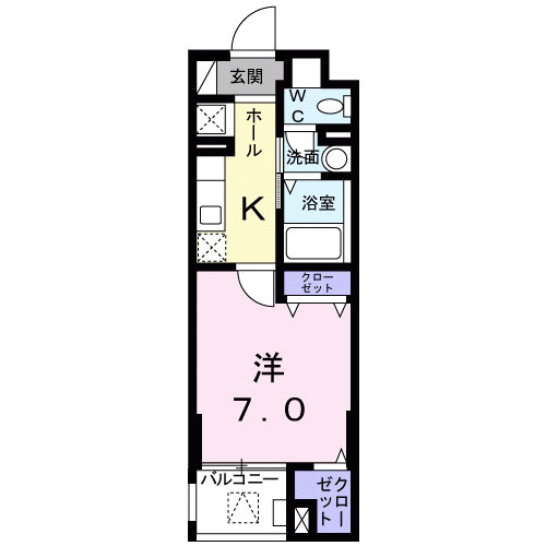 サンノーヴァの間取り