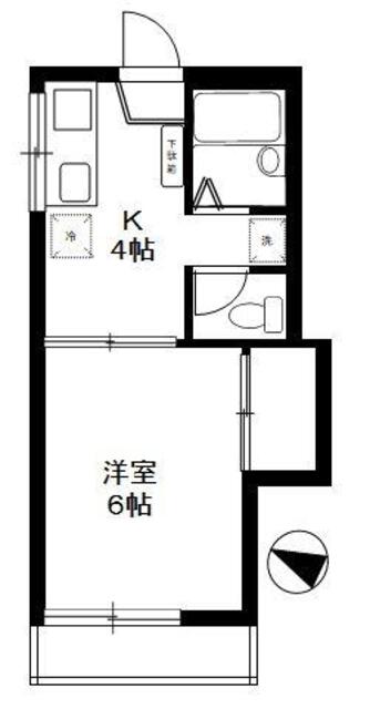 ヴィラ上井草の間取り