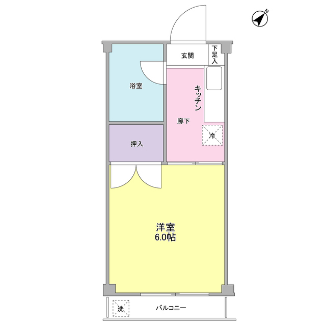 トーコー幸町ハイツパートⅠの間取り