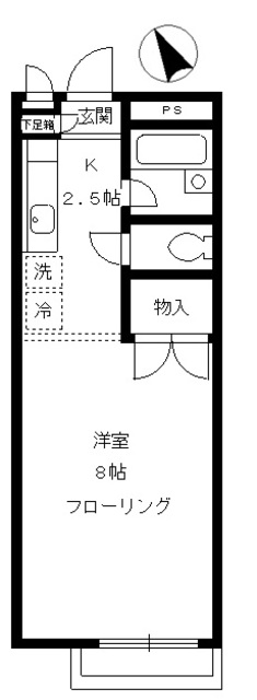 ハイツ伊藤の間取り