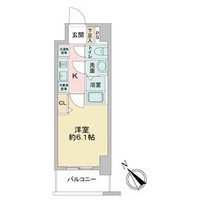 アステリ鶴舞エーナの間取り
