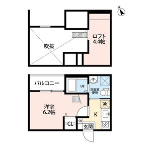 ヴァンクール中小田井(ヴァンクールナカオタイ)の間取り