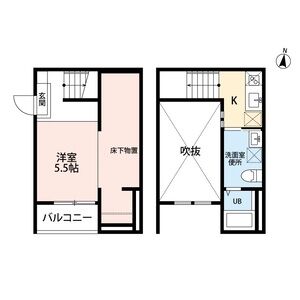 VIVA米野Ⅱ(ビバコメノツー)の間取り