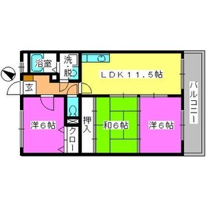 セントレージ博多の間取り
