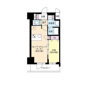 Dimus新大阪の間取り