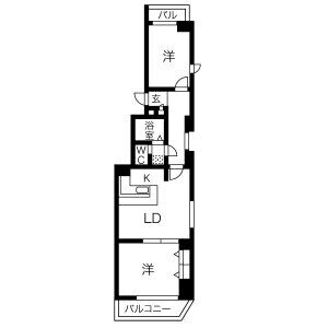 レインボー千代田橋の間取り