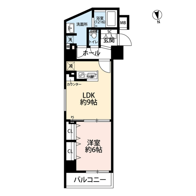 プレール・ドゥーク東向島の間取り