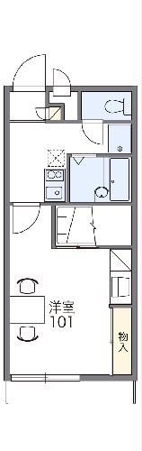 レオパレスミレニアムの間取り