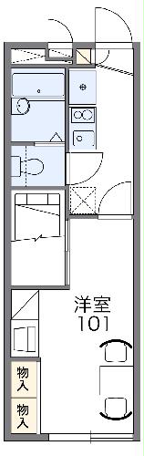 レオパレスエテルノいずみの間取り