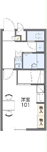 レオパレスタルタルーガの間取り