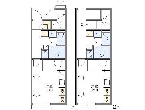 レオパレスCOCOONの間取り