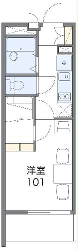 レオパレスアルメリアの間取り