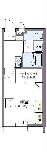 レオパレスちばなの間取り