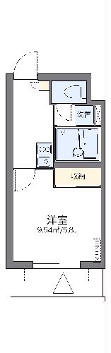 レオパレスアザレアの間取り
