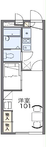 レオパレスドナヴィータの間取り