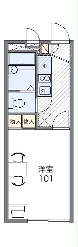 レオパレスグローバル市川の間取り