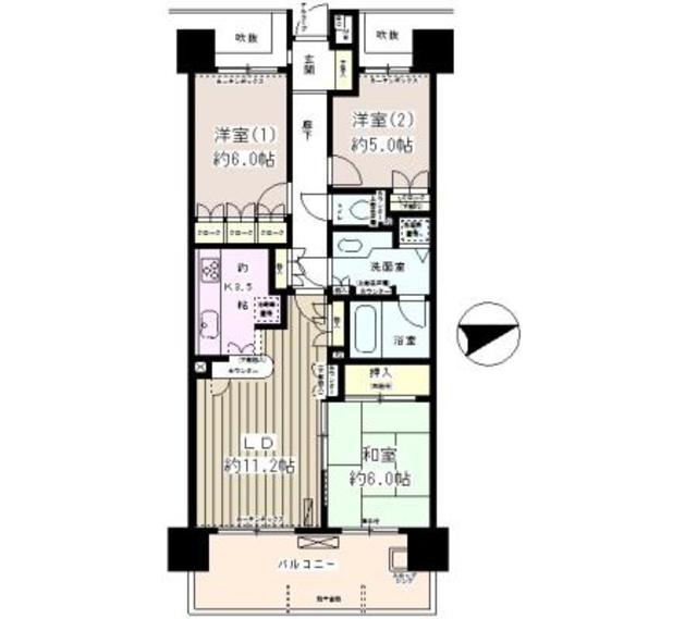パークスクエア船橋の間取り