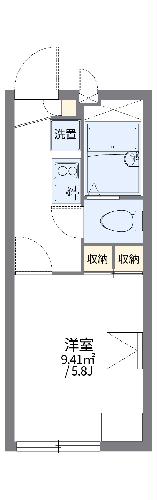 レオパレス矢部の間取り